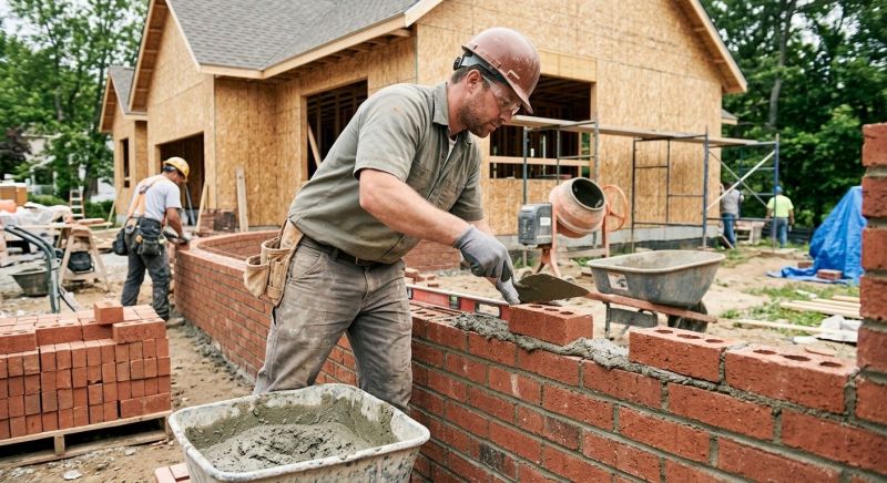 Brick Chimney Installation in Worcester, MA